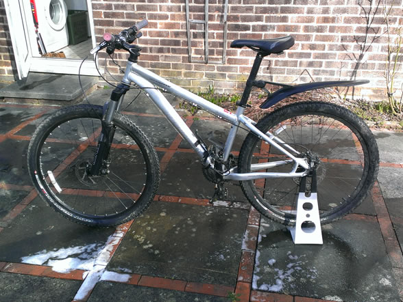 I have a clean bike waiting for me
